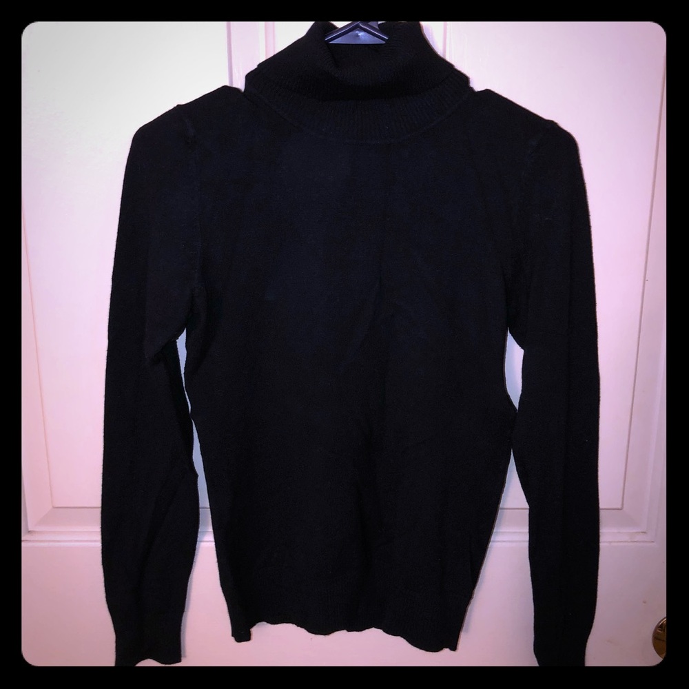 Black Turtle Neck Sweater